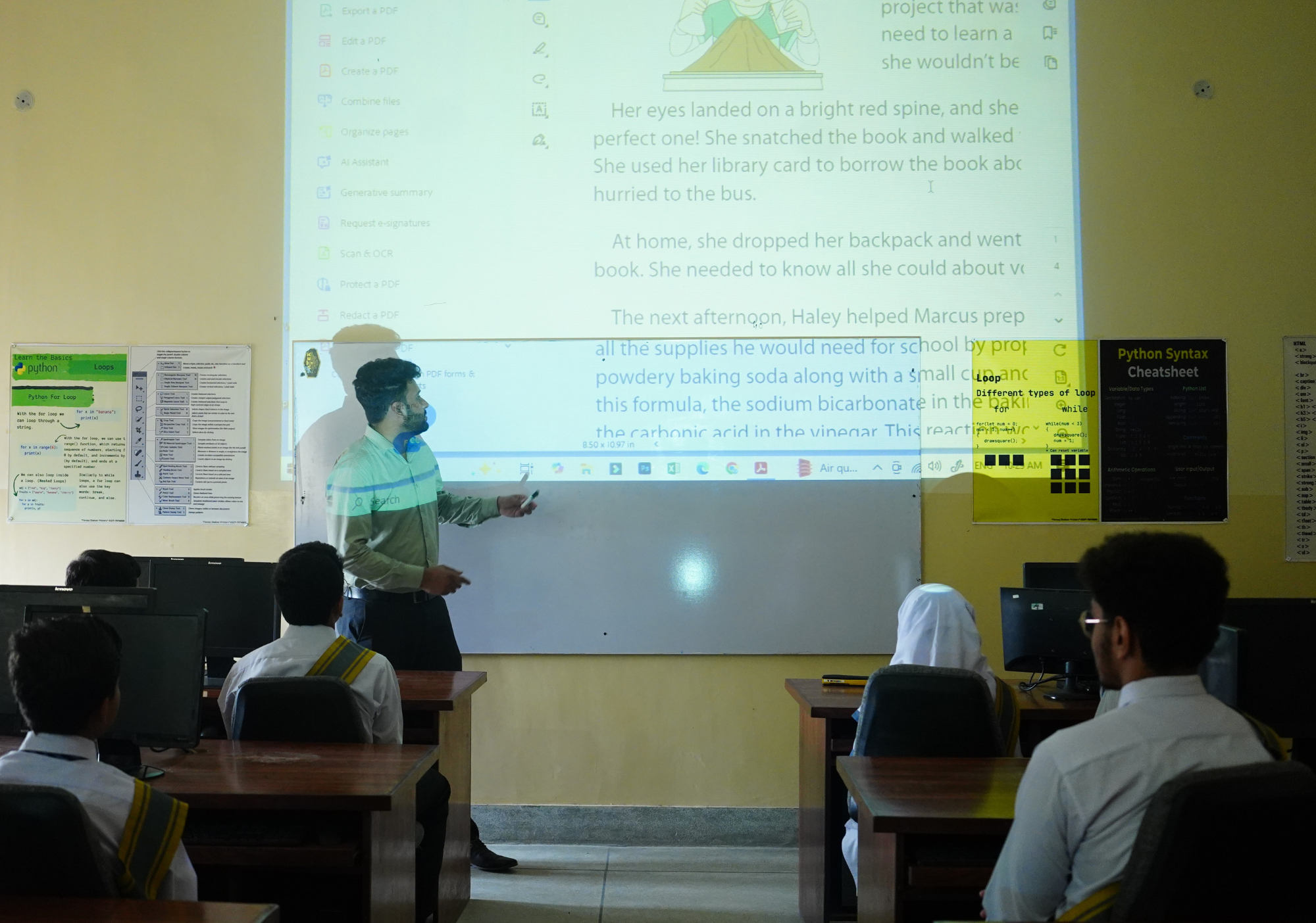 Projector-Aided Classrooms